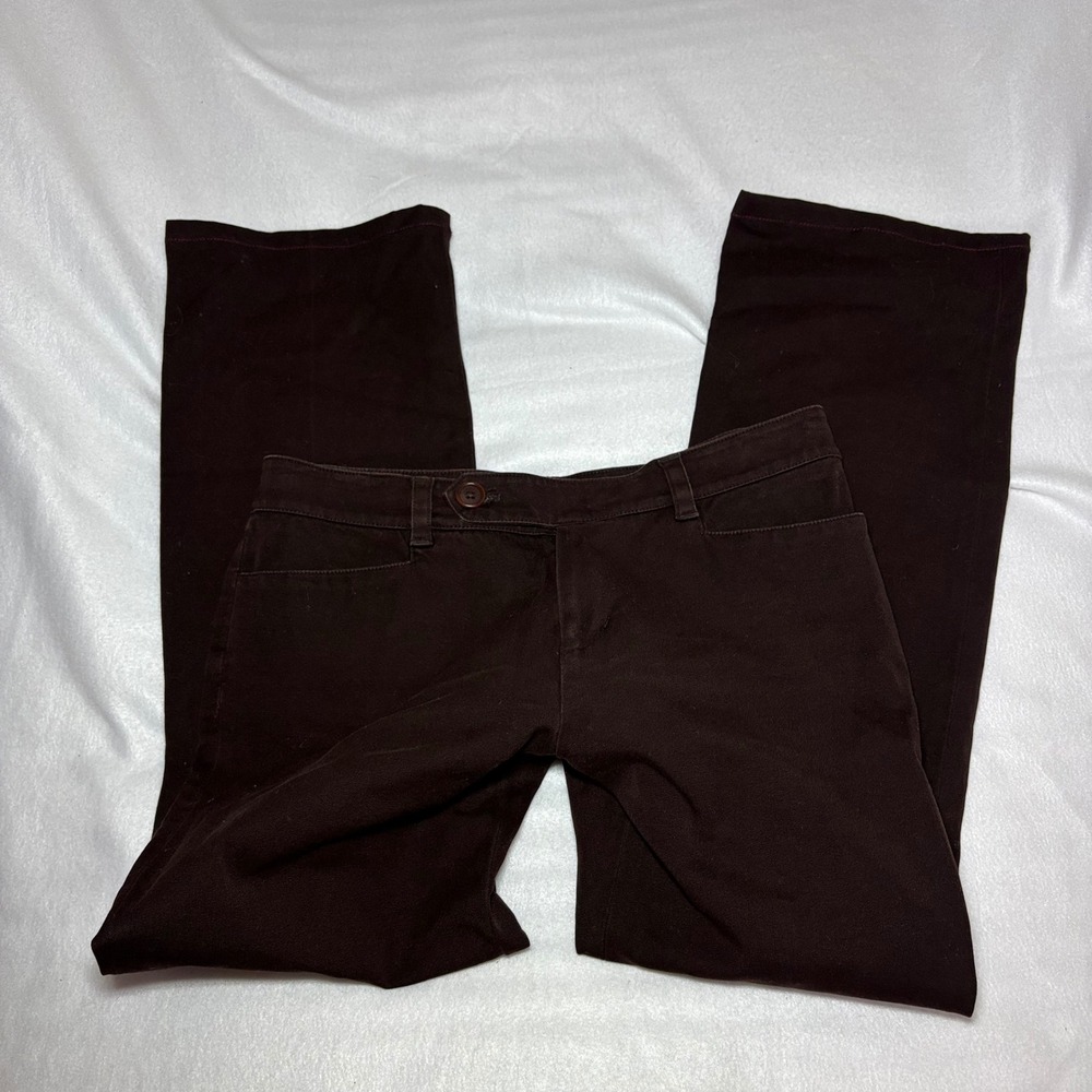 Lauren Ralph Lauren Adelle Pants Brown Straight Leg Office Siren Trousers 4
